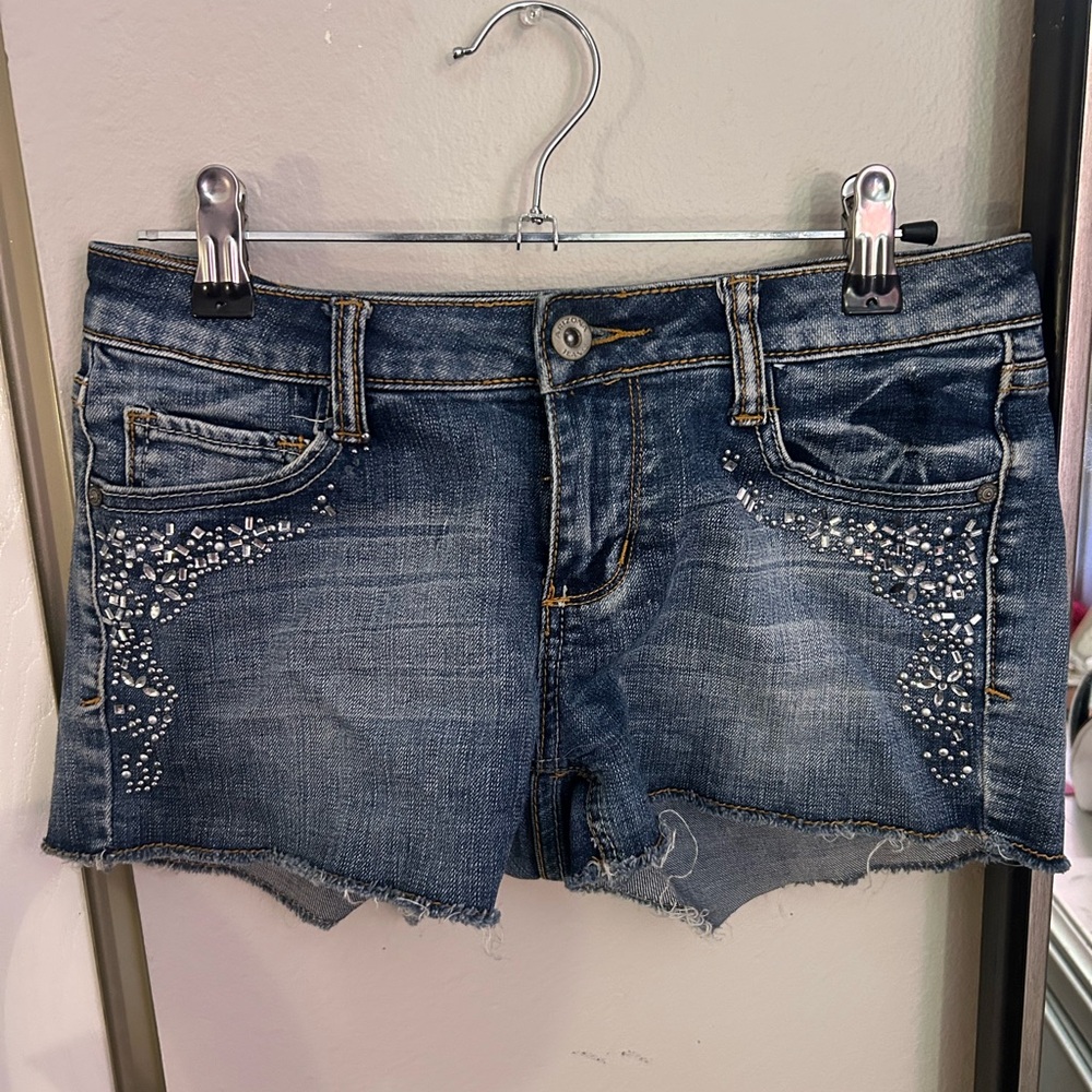 Embellished Y2k Jean Shorts